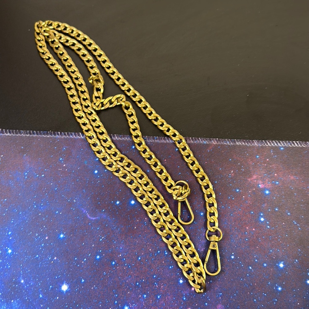 Bronze Bag Strap for Purse or Handbag Metal 47 Inches